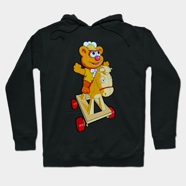 Baby Fozzie 1986 Happy Meal Toy Hoodie by Eighties Wild Child